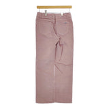 L.L.Bean 298410 7-75CM ストレッチ コーデュロイ パンツ ピンク レディース エルエルビーン【中古】4-1123T♪