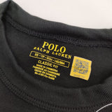 POLO RALPH LAUREN ビッグポニー刺繍 サイズXS クラシックフィット 半袖Ｔシャツ カットソー オールブラック メンズ ポロ・ラルフローレン【中古】5-0519S∞