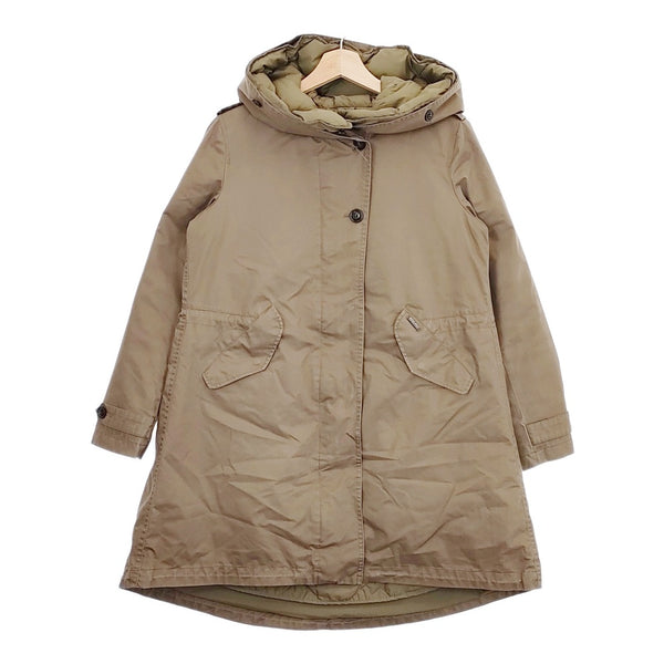 WOOLRICH WWCPS2623D サイズXS ダウンライナー付き コート ブラウン レディース ウールリッチ【中古】4-1126A♪