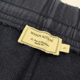 MAISON KITSUNE トリコロール スウェット パンツ ネイビー メンズ メゾンキツネ【中古】5-0109M∞