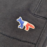 MAISON KITSUNE トリコロール スウェット パンツ ネイビー メンズ メゾンキツネ【中古】5-0109M∞