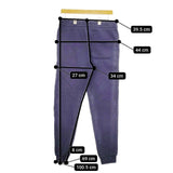 MAISON KITSUNE トリコロール スウェット パンツ ネイビー メンズ メゾンキツネ【中古】5-0109M∞