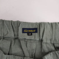 Le Minor リネン ワイド イージー パンツ カーキ レディース ルミノア【中古】5-0312M∞