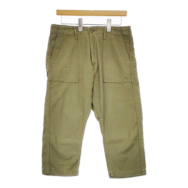 Brocante コットン クロップドパンツ カーキ レディース ブロカント【中古】5-0312M∞