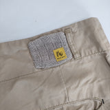 SI-HO SUP コットンリネン クロップドパンツ ベージュ レディース シーホースプ【中古】5-0312M∞