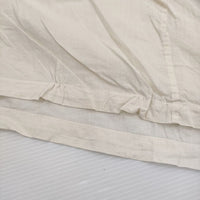 Ebonyivory 20-01-BL-035-09-1 コットンシルク ギャザー ブラウス シャツ キナリ レディース エボニーアイボリー【中古】5-0215M♪