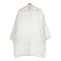 Honnete リネン WIDE SHIRT ONE PIECE ワンピース ホワイト レディース オネット【中古】5-0303M∞