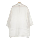 Honnete リネン WIDE SHIRT ONE PIECE ワンピース ホワイト レディース オネット【中古】5-0303M∞