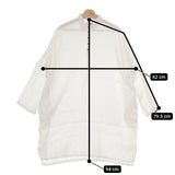 Honnete リネン WIDE SHIRT ONE PIECE ワンピース ホワイト レディース オネット【中古】5-0303M∞