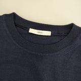 ASTRAET シャツ切替 セーター ニット ベージュ ネイビー レディース アストラット【中古】5-0312M∞