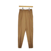 YLEVE 168-9240050 サイズ0 ウールテーパードパンツ パンツ キャメル レディース イレーヴ【中古】4-1123T♪