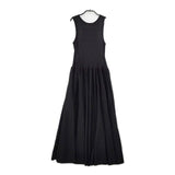 GRACE Class アメスリニットギャザーワンピース 定価42900円 ノースリーブドレス ワンピース 24SS ブラック レディース グレース クラス【中古】5-0602S∞