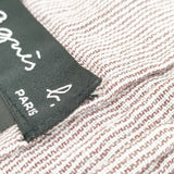 agnes b. フリンジ付きストール マフラー 大判 コットン ストール エンジ レディース アニエスベー【中古】5-0526M◎