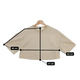 TODAYFUL 12410605 クロップドコットンTシャツ サイズF 定価8250円 半袖 カットソー 24SS ベージュ レディース トゥデイフル【中古】4-1129S♪
