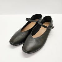 moumoune ストラップシューズ サイズ25 1/2cm シューズ・靴 ブラック レディース ムゥムゥヌゥ【中古】4-1216G◎