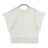 mina perhonen mer ys8394 刺繍 半袖Ｔシャツ カットソー ホワイト レディース ミナペルホネン【中古】5-0602S∞