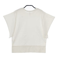 mina perhonen mer ys8394 刺繍 半袖Ｔシャツ カットソー ホワイト レディース ミナペルホネン【中古】5-0602S∞