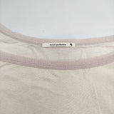 mina perhonen creme Ls8675 サイズ1 半袖Ｔシャツ カットソー ベージュ レディース ミナペルホネン【中古】5-0602S∞