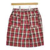 CHILD WOMAN マドラスチェック ショートパンツ ハーフパンツ ショーツ レッド レディース チャイルドウーマン【中古】5-0602S∞