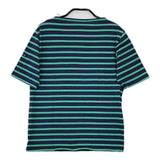 SAINT JAMES ボーダー T1 半袖Ｔシャツ カットソー ネイビー グリーン レディース セントジェームス【中古】5-0602S∞