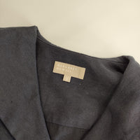 MARGARET HOWELL リネン コットン セーラー 578-0158604 YARN DYE LINEN COTTON TWILL ワンピース ネイビー レディース マーガレットハウエル【中古】5-0312M∞