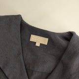 MARGARET HOWELL リネン コットン セーラー 578-0158604 YARN DYE LINEN COTTON TWILL ワンピース ネイビー レディース マーガレットハウエル【中古】5-0312M∞