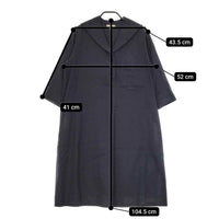 MARGARET HOWELL リネン コットン セーラー 578-0158604 YARN DYE LINEN COTTON TWILL ワンピース ネイビー レディース マーガレットハウエル【中古】5-0312M∞