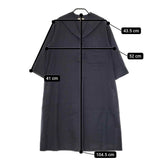MARGARET HOWELL リネン コットン セーラー 578-0158604 YARN DYE LINEN COTTON TWILL ワンピース ネイビー レディース マーガレットハウエル【中古】5-0312M∞