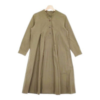 MARGARET HOWELL COTTON POPLIN 578-7258001 ワンピース カーキ レディース マーガレットハウエル【中古】5-0106M∞