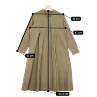 MARGARET HOWELL COTTON POPLIN 578-7258001 ワンピース カーキ レディース マーガレットハウエル【中古】5-0106M∞