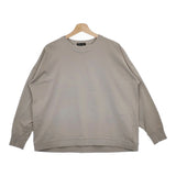 TRAVAIL MANUEL ハイツイスト天竺L/Sプルオーバー 定価12100円 長袖Ｔシャツ グレー レディース トラバイユマニュアル【中古】4-1129M♪