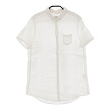 R&D.M.Co- リネン 半袖シャツ オフホワイト レディース オールドマンズテーラー【中古】5-0602S∞