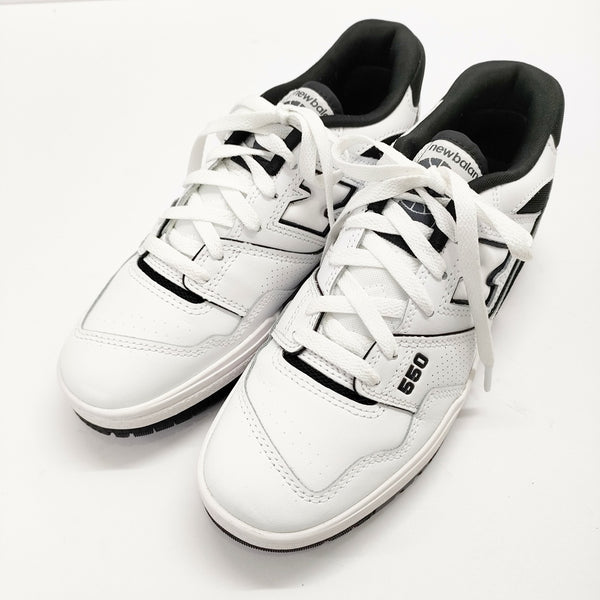 NEW BALANCE BB550HA1 スニーカー サイズ25cm ユニセックス スニーカー ホワイト ブラック メンズ ニューバランス【中古】5-0109G◎