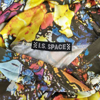 ISSEY MIYAKE I.S. SPACE 総柄 プリント ポリエステルパーカー is14-jk010 パーカー マルチカラー レディース イッセイミヤケ【中古】5-0104M∞