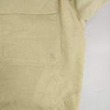 Heart Market コットンリネン バンドカラー チュニック ブラウス シャツ イエロー レディース ハートマーケット【中古】5-0303M∞