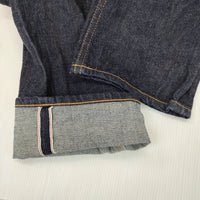 Mila Owen セルビッチテーパードデニムパンツ【手洗い可能】サイズ0 定価13970円 24SS ネイビー レディース ミラオーウェン【中古】4-1129G♪