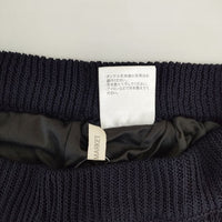 Heart Market 透かし編みニットガウチョ パンツ ネイビー レディース ハートマーケット【中古】5-0303M∞