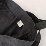 fog linen work notebooks ノートブックス 巻き ラップ ロングスカート ブラック レディース フォグリネンワーク【中古】5-0303M∞