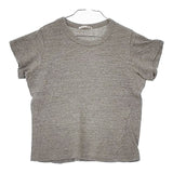 n100 nc-9105 コットン 半袖Ｔシャツ カットソー グレー レディース エヌワンハンドレッド【中古】5-0602S∞