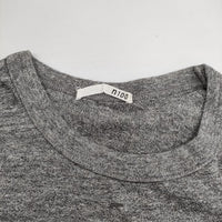 n100 nc-9105 コットン 半袖Ｔシャツ カットソー グレー レディース エヌワンハンドレッド【中古】5-0602S∞