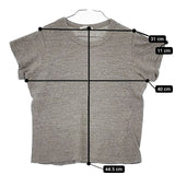 n100 nc-9105 コットン 半袖Ｔシャツ カットソー グレー レディース エヌワンハンドレッド【中古】5-0602S∞