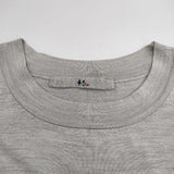 45R/45rpm シルクニットソーTシャツ 定価27500円 半袖 ニット グレー レディース フォーティーファイブアールピーエム【中古】5-0602S∞