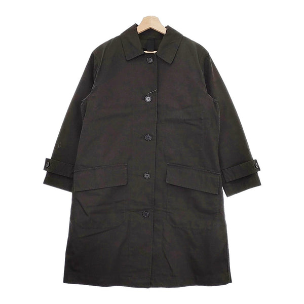 MHL. 595-1210502 PROOFED COTTON NYLON TWILL ダウンライナー付き ステンカラーコート Cグレー レディース エムエイチエル【中古】4-1129T♪