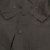 MHL. 595-1210502 PROOFED COTTON NYLON TWILL ダウンライナー付き ステンカラーコート Cグレー レディース エムエイチエル【中古】4-1129T♪