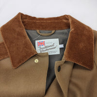 Traditional Weatherwear BARGATE 定価66000円 ステンカラーコート 22AW ブラウン レディース トラディショナルウェザーウェア【中古】4-1129T♪