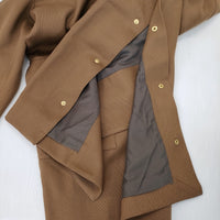 Traditional Weatherwear BARGATE 定価66000円 ステンカラーコート 22AW ブラウン レディース トラディショナルウェザーウェア【中古】4-1129T♪