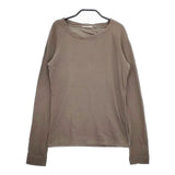 mina perhonen Ls8646 bocca コットン サイズ1 長袖Ｔシャツ カットソー ロンＴ カーキ レディース ミナペルホネン【中古】5-0316M∞