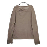 mina perhonen Ls8646 bocca コットン サイズ1 長袖Ｔシャツ カットソー ロンＴ カーキ レディース ミナペルホネン【中古】5-0316M∞