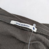 mina perhonen Ls8646 bocca コットン サイズ1 長袖Ｔシャツ カットソー ロンＴ カーキ レディース ミナペルホネン【中古】5-0316M∞