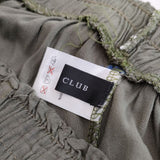 SCOTCLUB レーヨン イージー ガウチョパンツ カーキ レディース スコットクラブ【中古】5-0316M∞
